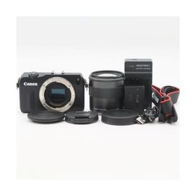 Canon ミラーレス一眼カメラ EOS M レンズキット EF-M18-55mm F3.5-5.6 IS STM付属 ブラック EOSMBK-18-55ISSTMLK