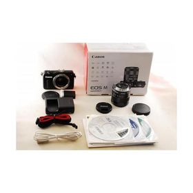 Canon ミラーレス一眼カメラ EOS M レンズキット EF-M18-55mm F3.5-5.6 IS STM付属 ブラック EOSMBK-18-55ISSTMLK