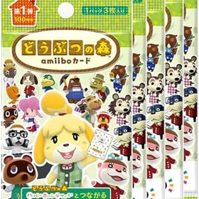 どうぶつの森amiiboカード 第1弾 (5パックセット)