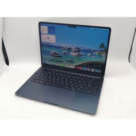 【中古】Apple MacBook Air 13インチ M3(CPU:8C/GPU:8C) 8GB/256GB ミッドナイト MRXV3J/A (13インチ, M3, 2024)【秋葉2号】保証期間１ヶ月【ランクB】