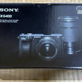 即発送 新品未開封 SONY α6400 ILCE-6400Y (B) ダブルズームレンズキット ブラック クーポンで10000円引き 入札1番乗りで1000円引き