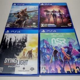 PS4 4ソフト 4本セットPS4 ノーストレートロード アウトライダーズ ダイイングライト バイオミュータント