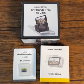 インスタスリーシックスティ(insta360)の【おまけ付き/未開封】Insta360 GO Ultra スタンダードバンドル(ビデオカメラ)