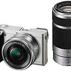 【中古】SONY ミラーレス一眼 α6000 ダブルズームレンズキット E PZ 16-50mm F3.5-5.6 OSS + E 55-210mm F4.5-