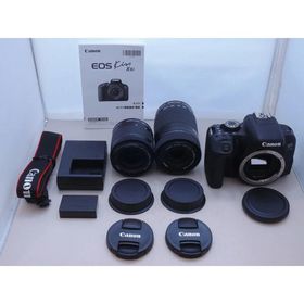 キヤノン Canon デジタル一眼レフカメラ ダブルズームキット APS-C EOS Kiss X9i