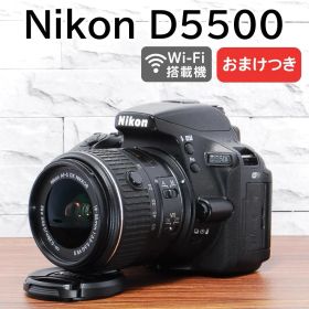 ✨自撮り可能機種 Wi-Fiで画像転送✨Nikon D5500レンズセット