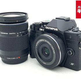 【中古】 【並品】 オリンパス OM-D E-M10 MarkIV EZダブルズームキット ブラック 【ミラーレス一眼】 【6ヶ月保証】