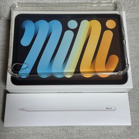 アップル(Apple)の【美品】iPad mini 6 256GB セルラー+Pencil2 セット(タブレット)