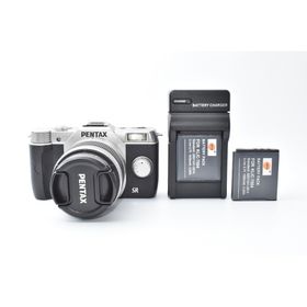 【バッテリーx2付き】ペンタックス PENTAX Q10 シルバー レンズキット(ミラーレス一眼)