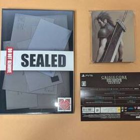 未使用 クライシスコア ファイナルファンタジーVII リユニオン FF7 限定版 FINAL FANTASY PS5 ザックス クラウド エアリス セフィロス 手紙