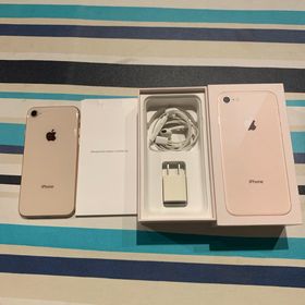 アイフォーン(iPhone)のiPhone 8 ゴールド ローズゴールド 美品 SIMフリー 256G(スマートフォン本体)