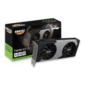 ELSA GD5060T-16GERX2OC ブラック INNO3D GeForce RTX 5060 Ti 16GB TWIN X2 OC [グラフィックボード] 【KK9N0D18P】