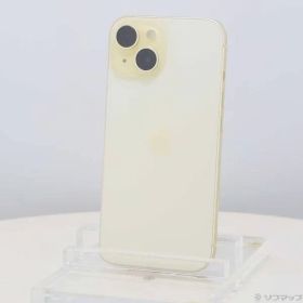 ソフマップ 〔中古品〕 iPhone15 128GB イエロー MTMK3J／A SIMフリー【262】