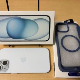 【美品】iPhone15 256GB ブルー SIMフリー Apple購入 箱付