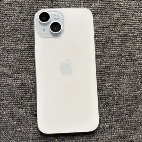 iPhone 15 ブルー 128G 本体 ※画面にヒビあり