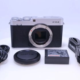 【極美品】FUJIFILM X-E4 ボディ シルバー F X-E4-S ミラーレスデジタルカメラ