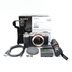 元箱付きでショット数700回！更にGARISボディケース付属♪SONY α7C シルバー [ILCE-7C S] #29004