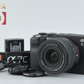 【中古】SONY ソニー α7C ILCE-7CL ズームレンズキット ブラック シャッター回数僅少
