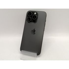 【中古】Apple 国内版 【SIMフリー】 iPhone 15 Pro 128GB ブラックチタニウム MTU73J/A【広島本通】保証期間１ヶ月【ランクC】