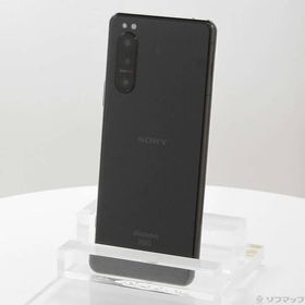 〔中古〕SONY(ソニー) Xperia 5 II 128GB ブラック SO-52A docomoロック解除SIMフリー〔349-ud〕