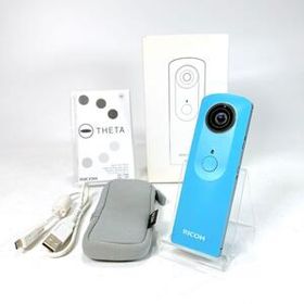 【美品】RICOH THETA m15 全天球カメラ 人気カラー ブルー