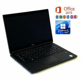 DELL Latitude 7390 2-in-1 Win11 Microsoft Office 2019 Core i7 8650U 1.9GHz/メモリー16GB / SSD256GB/ 13.3型 フルHD WEBカメラ/無線LAN 中古ノートパソ