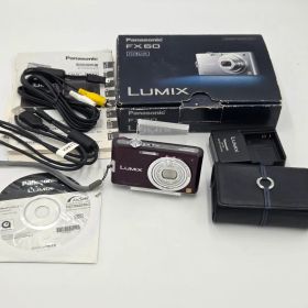 【美品】Panasonic LUMIX DMC-FX60 パープル バイオレット