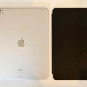 iPadPro M4 13" 256G WiFiシルバー 容量100% カバー付