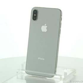 〔中古〕Apple(アップル) iPhoneX 256GB シルバー MQC22J／A SIMフリー〔247-ud〕