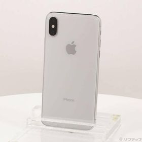 〔中古〕Apple(アップル) iPhoneX 256GB シルバー MQC22J／A SIMフリー〔371-ud〕