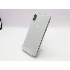 【中古】Apple SoftBank 【SIMロック解除済み】 iPhone X 256GB シルバー MQC22J/A【立川フロム中武】保証期間１ヶ月【ランクB】