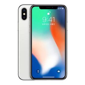 iPhoneX[64GB] SIMロック解除 SoftBank シルバー【安心保証】