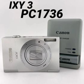 実写美⭕️良品【動作確認済】Canon IXY3 PC1736 デジカメ