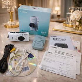 Canon IXY 30S ホワイト デジカメ コンデジ