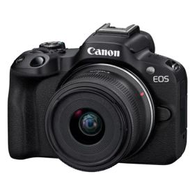 【長期保証付】CANON(キヤノン) EOS R50 RF-S18-45 IS STM レンズキット ブラック APS-C ミラーレス一眼カメラ