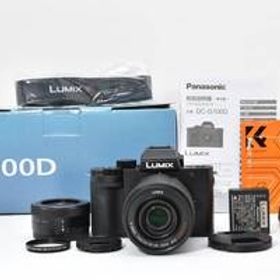 ショット数71回 元箱付★ほぼ新品★Panasonic パナソニック LUMIX DC-G100DW ミラーレス一眼レフカメラ ダブルズームレンズキット (5372)