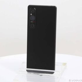 〔中古〕SONY(ソニー) Xperia 1 V 256GB ブラック SOG10 au SIMフリー〔344-ud〕