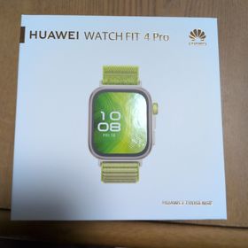 ファーウェイ(HUAWEI)のHUAWEI TECHNOLOGIES WATCH FIT 4 PRO グリーン(その他)