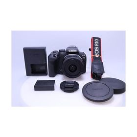 Canon ミラーレス一眼カメラ EOS R10 レンズキット(RF-S18-45)ブラック/APS-C/EOSR10-1845ISSTMLK