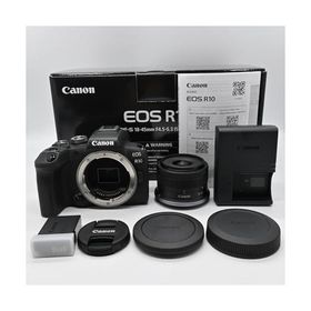 Canon ミラーレス一眼カメラ EOS R10 レンズキット(RF-S18-45)ブラック/APS-C/EOSR10-1845ISSTMLK
