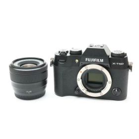 【中古】 《美品》 FUJIFILM X-T50 XC15-45mmレンズキット ブラック [ デジタルカメラ ]