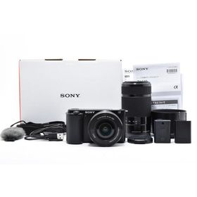 美品◆ソニー SONY ZV-E10Y ダブルズームレンズキット