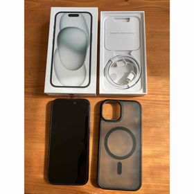 アイフォーン(iPhone)のiPhone15 256GB ブラック SIMフリー｜付属品あり (スマートフォン本体)