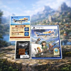 スクウェアエニックス(SQUARE ENIX)のPS5ソフト ドラゴンクエスト7 リメイク 特典ピンバッジ 未使用コード(家庭用ゲームソフト)