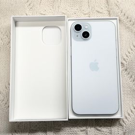 アイフォーン(iPhone)のiPhone15plus 128GB ブルー バッテリー最大容量89%(スマートフォン本体)