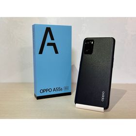 オッポ(OPPO)のOPPO A55s 5G CPH2309 64GB ブラック 楽天版(スマートフォン本体)
