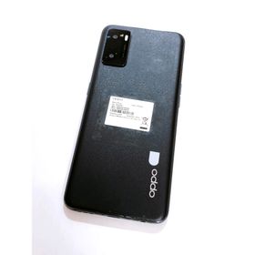 オッポ(OPPO)の【3494】OPPO A55s 5G CPH2309 64GB ブラック 白ロム(スマートフォン本体)