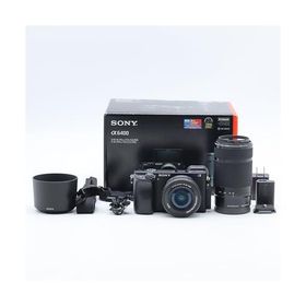 SONY(ソニー) APS-C ミラーレス一眼カメラ α6400 ダブルズームレンズキット(同梱レンズ:SELP1650+SEL55210) ブラック ILCE-6400Y B