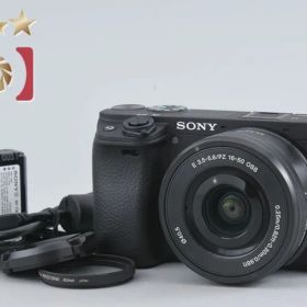 【中古】SONY ソニー α6400 ILCE-6400L ブラック パワーズームレンズキット シャッター回数僅少