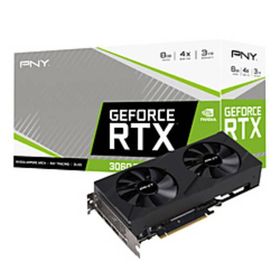〔中古〕PNY GeForce RTX 3060 Ti 8GB GDDR6X VERTO Dual Fan LHR VCG3061T8LDFBPB1〔344-ud〕